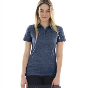 WOMEN'S SPACE DYE POLO